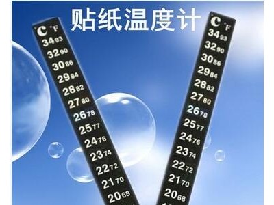 温度计鱼缸贴纸式水温计 厂家直销批发图2