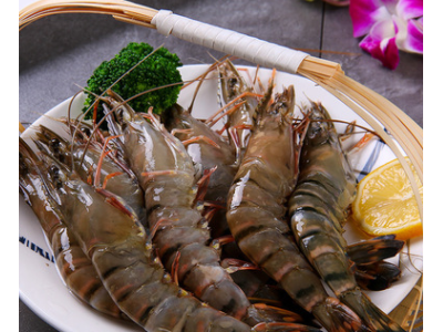 越南进口冷冻海鲜斑节对虾无冰0.8kg肉厚细腻润火锅自助酒店餐饮