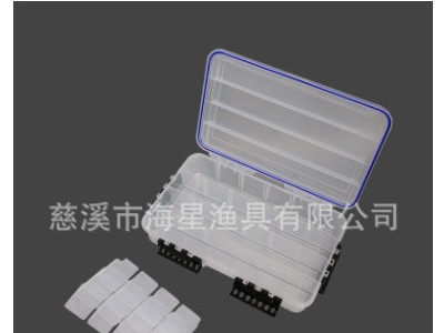 【H1601】厂家直销防水渔具盒 塑料透明渔具工具盒渔具配件盒