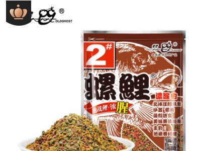 老鬼 螺鲤2# 2号 浓腥味 340g 1件52包鱼饵图2